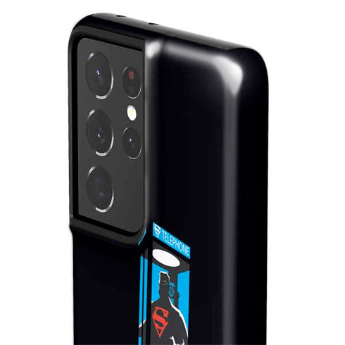 DC Comics Superman Phone booth Galaxy S21 Ultra 5G Pro Case
