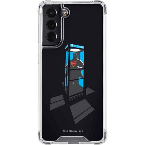 DC Comics Superman Phone booth Galaxy S22 Clear Case