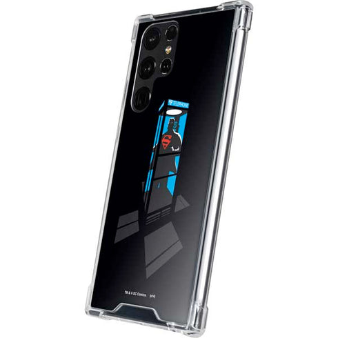 DC Comics Superman Phone booth Galaxy S22 Ultra Clear Case