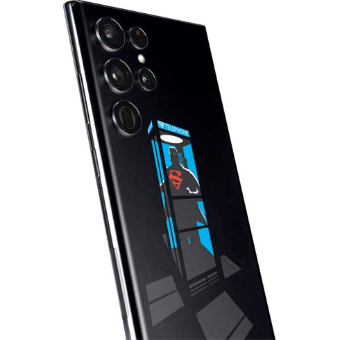 DC Comics Superman Phone booth Galaxy S22 Ultra Skin