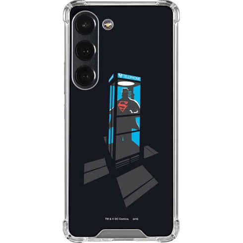 DC Comics Superman Phone booth Galaxy S23 Clear Case
