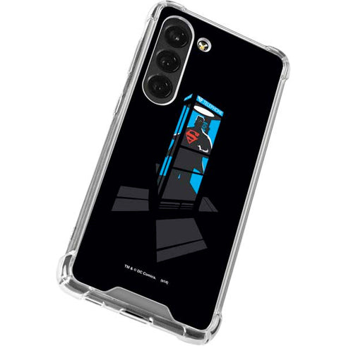 DC Comics Superman Phone booth Galaxy S23 Clear Case