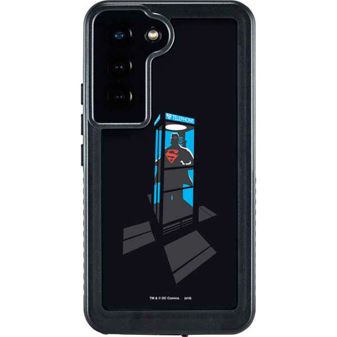 DC Comics Superman Phone booth Galaxy S23 Waterproof Case