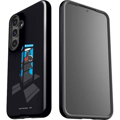 DC Comics Superman Phone booth Galaxy S24 Plus Impact Case