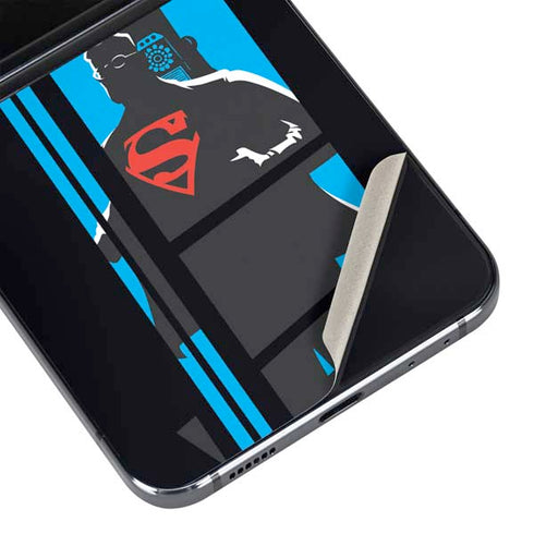 DC Comics Superman Phone booth Galaxy Z Flip5 5G Skin