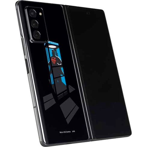 DC Comics Superman Phone booth Galaxy Z Fold2 5G Skin