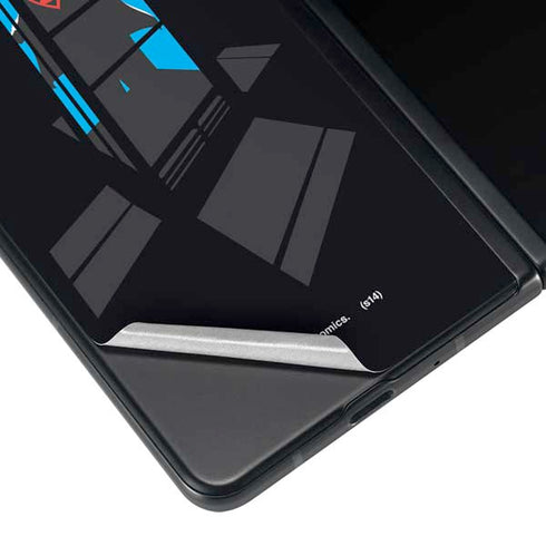 DC Comics Superman Phone booth Galaxy Z Fold3 5G Skin