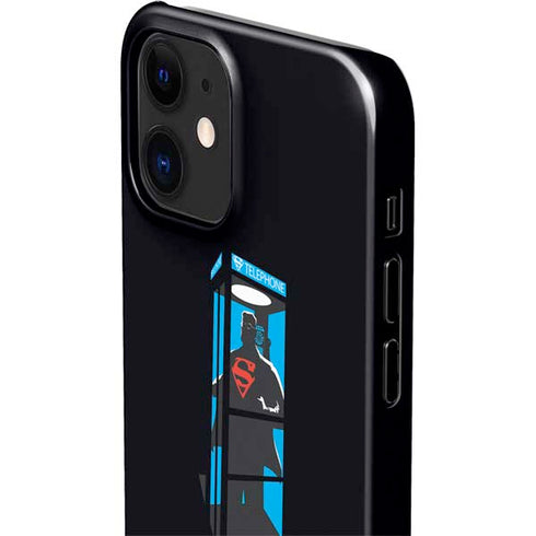 DC Comics Superman Phone booth iPhone 12 Mini Lite Case