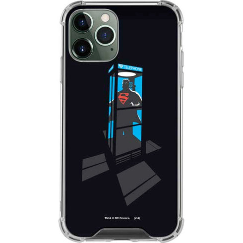 DC Comics Superman Phone booth iPhone 12 Pro Max Clear Case