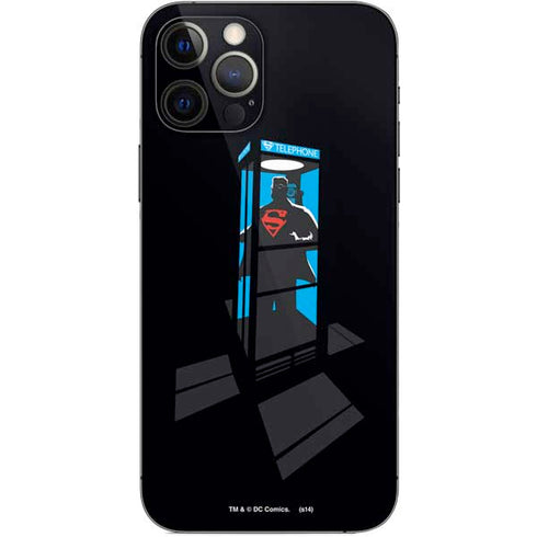 DC Comics Superman Phone booth iPhone 12 Pro Skin