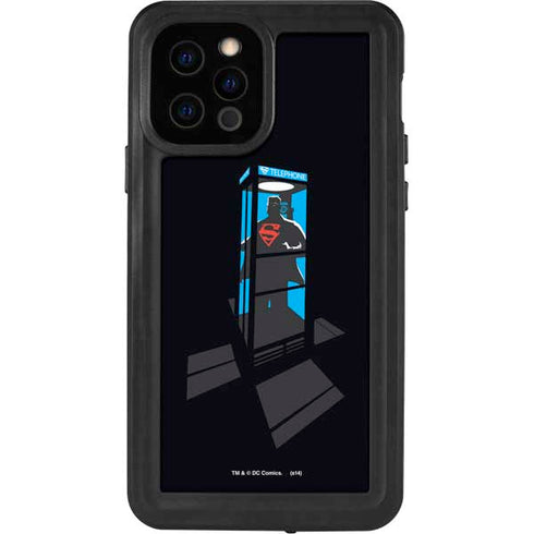 DC Comics Superman Phone booth iPhone 12 Pro Waterproof Case