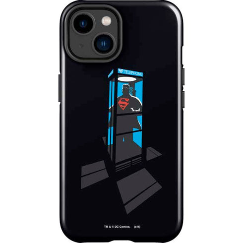 DC Comics Superman Phone booth iPhone 14 Plus Impact Case