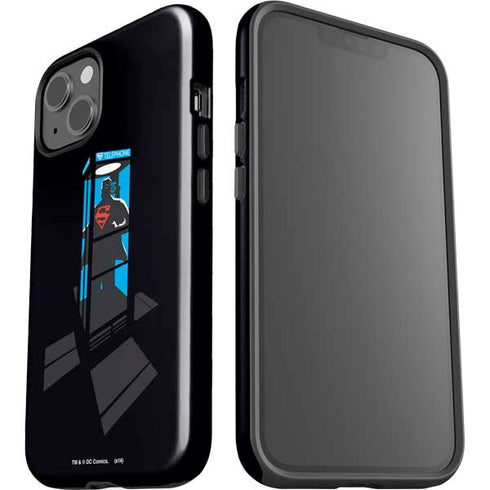 DC Comics Superman Phone booth iPhone 14 Impact Case