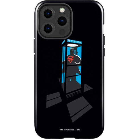 DC Comics Superman Phone booth iPhone 15 Pro Max Impact Case