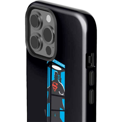 DC Comics Superman Phone booth iPhone 15 Pro Max Impact Case
