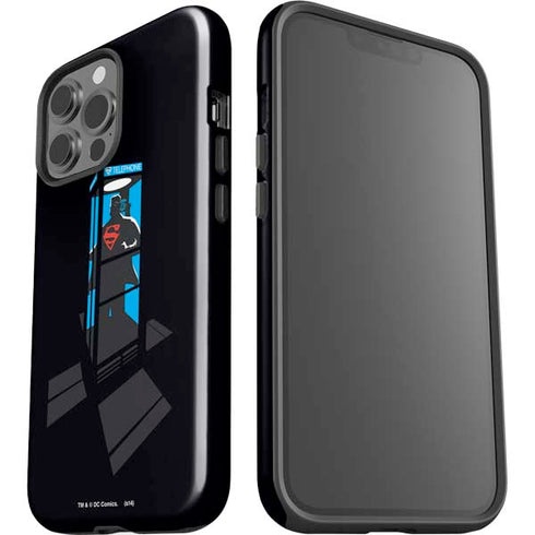 DC Comics Superman Phone booth iPhone 15 Pro Max Impact Case