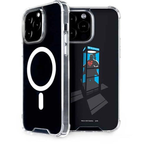 DC Comics Superman Phone booth iPhone 15 Pro Max MagSafe Case