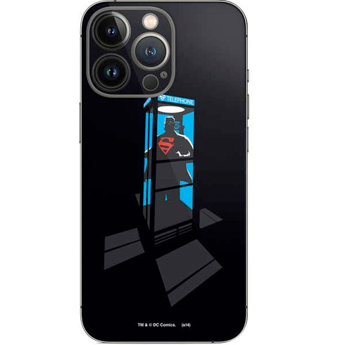 DC Comics Superman Phone booth iPhone 14 Pro Skin