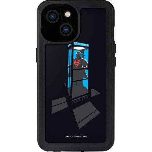 DC Comics Superman Phone booth iPhone 15 Waterproof Case