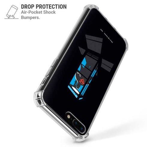 DC Comics Superman Phone booth iPhone 7/8 Plus Clear Case