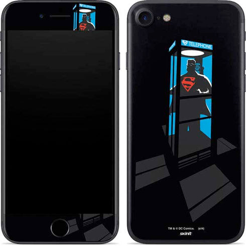 DC Comics Superman Phone booth iPhone 8 Skin