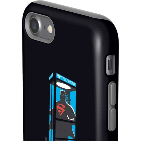 DC Comics Superman Phone booth iPhone SE (2nd & 3rd Gen) Pro Case