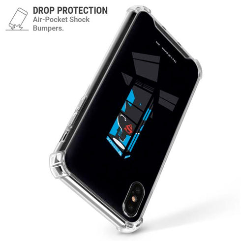 DC Comics Superman Phone booth iPhone XS Max Clear Case