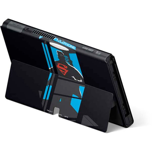 DC Comics Superman Phone booth Nintendo Switch OLED (2021) Skin