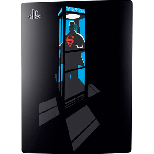 DC Comics Superman Phone booth PS5 Digital Edition Console Skin
