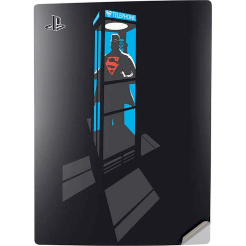 DC Comics Superman Phone booth PS5 Digital Edition Console Skin