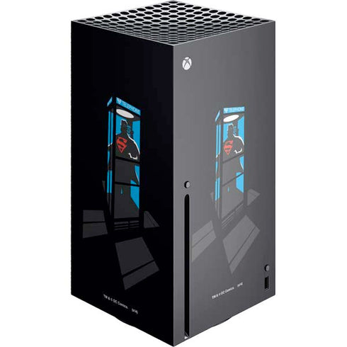 DC Comics Superman Phone booth Xbox Series X Console Skin