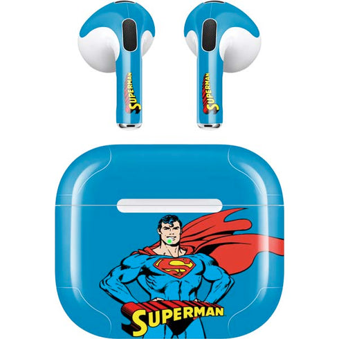 DC Comics Superman Classic Art Pose Apple AirPods (3rd Gen 2021) Skin