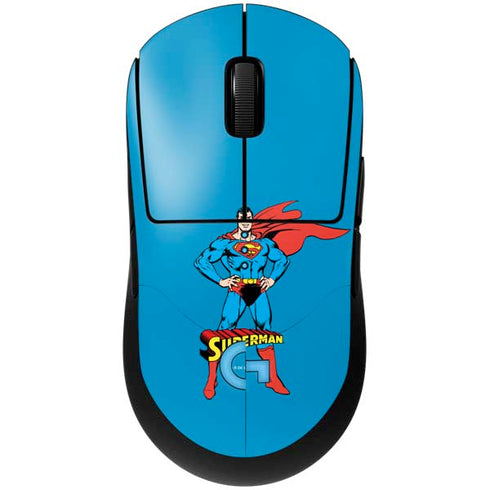 DC Comics Superman Classic Art Pose G Pro Wireless Gaming Mouse Skin