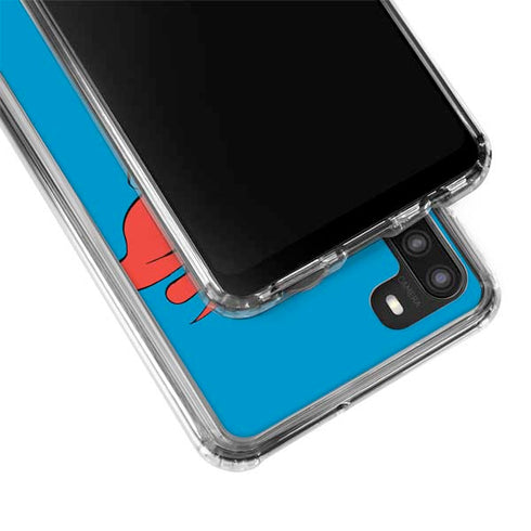 DC Comics Superman Classic Art Pose Galaxy A21 Clear Case