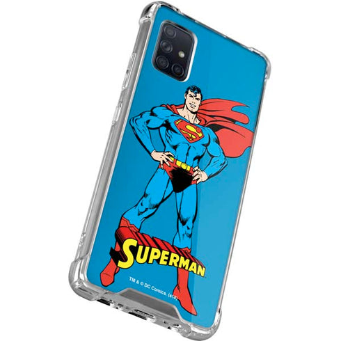 DC Comics Superman Classic Art Pose Galaxy A51 5G Clear Case