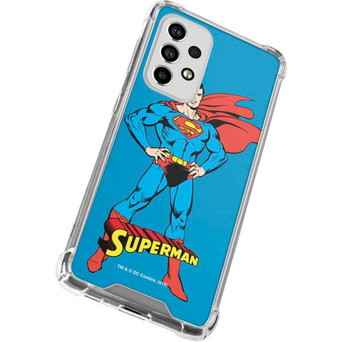 DC Comics Superman Classic Art Pose Galaxy A53 5G Clear Case