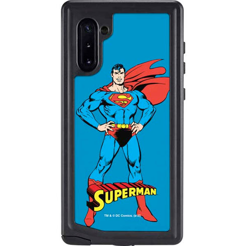 DC Comics Superman Classic Art Pose Galaxy Note 10 Waterproof Case