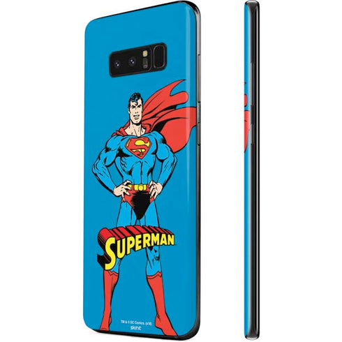 DC Comics Superman Classic Art Pose Galaxy Note 8 Skin