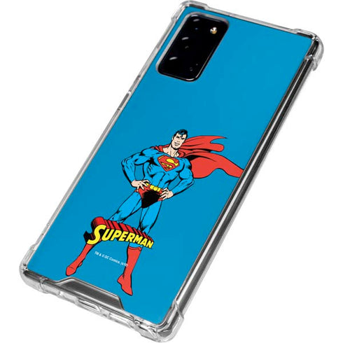 DC Comics Superman Classic Art Pose Galaxy Note20 5G Clear Case