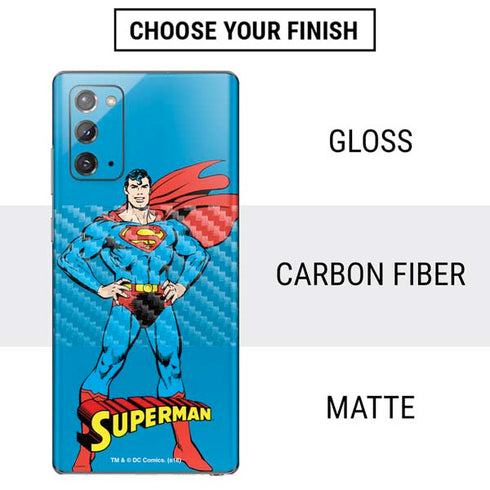 DC Comics Superman Classic Art Pose Galaxy Note20 5G Skin