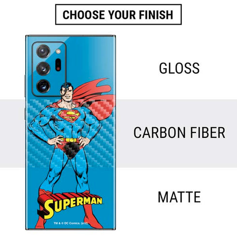 DC Comics Superman Classic Art Pose Galaxy Note20 Ultra 5G Skin