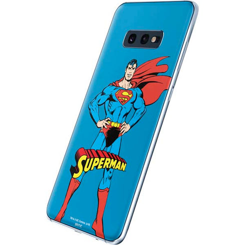 DC Comics Superman Classic Art Pose Galaxy S10e Skin