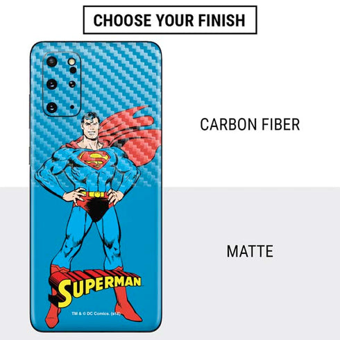 DC Comics Superman Classic Art Pose Galaxy S20 Plus Skin