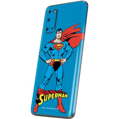 DC Comics Superman Classic Art Pose Galaxy S20 Skin