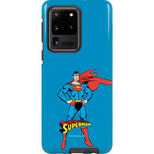 DC Comics Superman Classic Art Pose Galaxy S20 Ultra 5G Pro Case