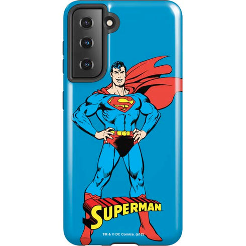 DC Comics Superman Classic Art Pose Galaxy S21 5G Pro Case