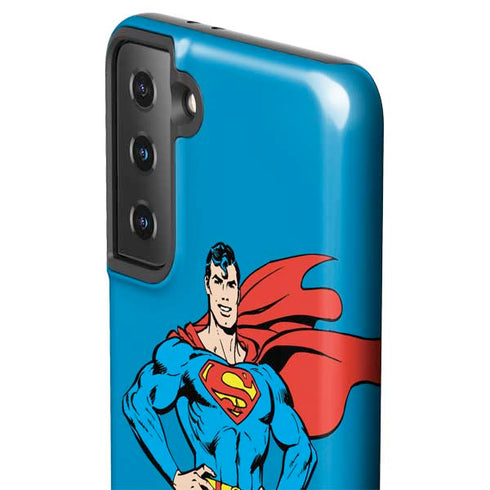 DC Comics Superman Classic Art Pose Galaxy S21 Plus 5G Pro Case