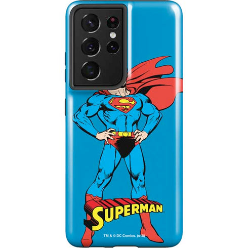 DC Comics Superman Classic Art Pose Galaxy S21 Ultra 5G Pro Case