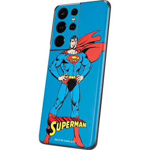 DC Comics Superman Classic Art Pose Galaxy S21 Ultra 5G Skin