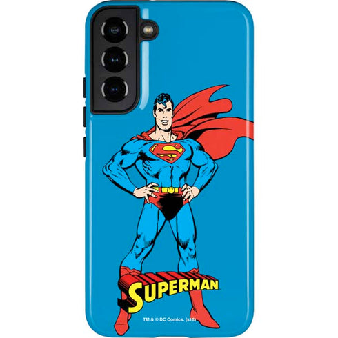 DC Comics Superman Classic Art Pose Galaxy S22 Plus Pro Case